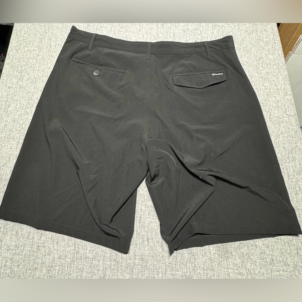 OP Men’s Flex Black Golf Shorts With Pockets Size 40 - Picture 2 of 2